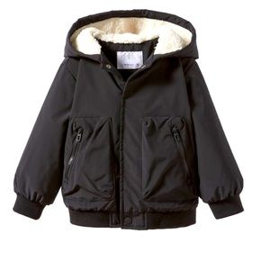 Zara fleece lined bomber size 4-5 years